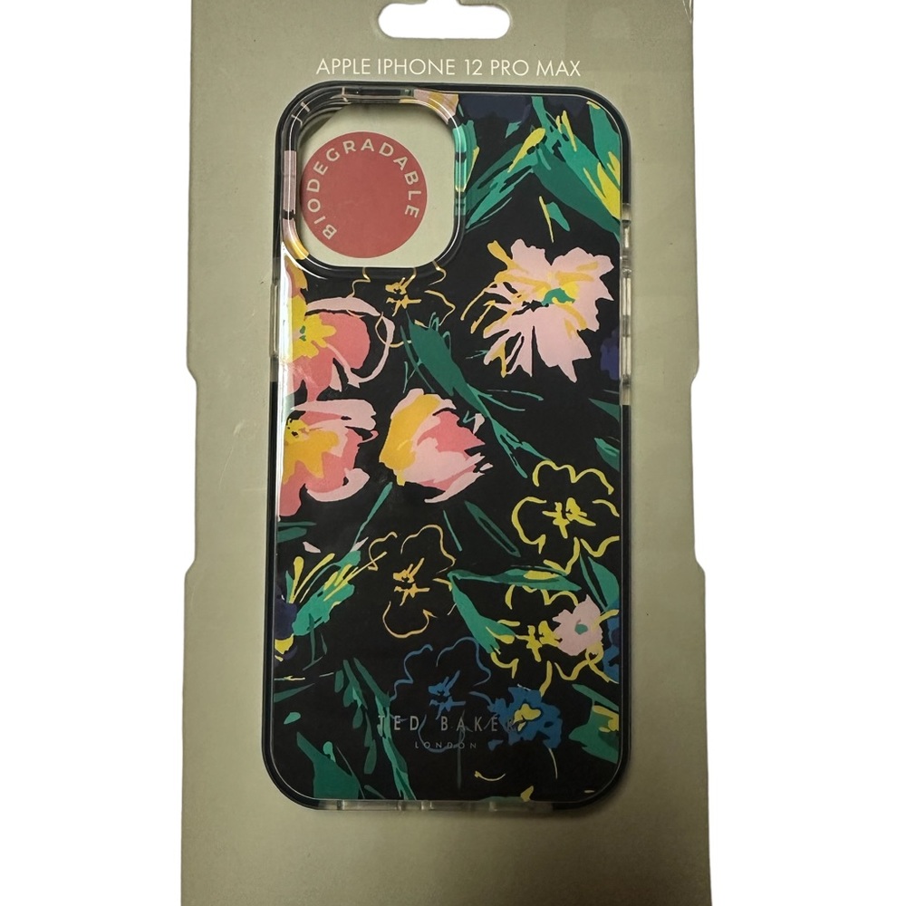 Ted Baker IPhone 12 Pro Max phone case NIB (Sketchy print)
